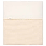 Koeka Couverture de berceau Cotton Fleece Malaga blanc chaud - petite couverture 75x100 cm