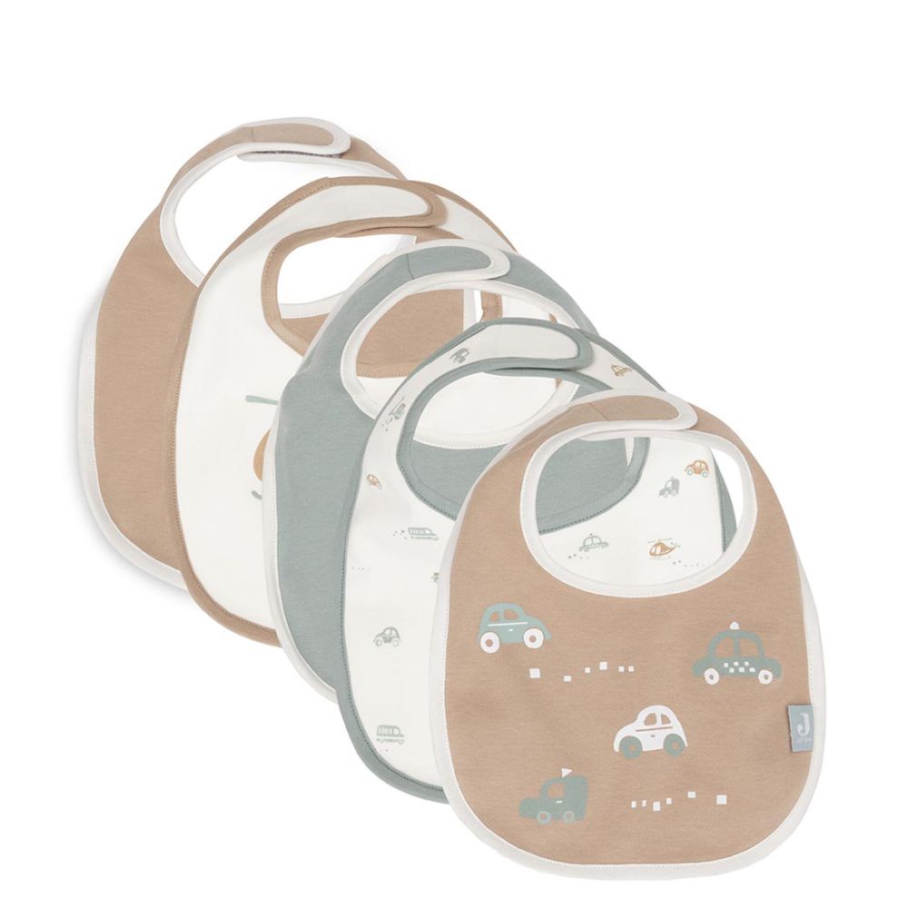 Bavoirs Jollein imperméables - lot de 5 - On The Go
