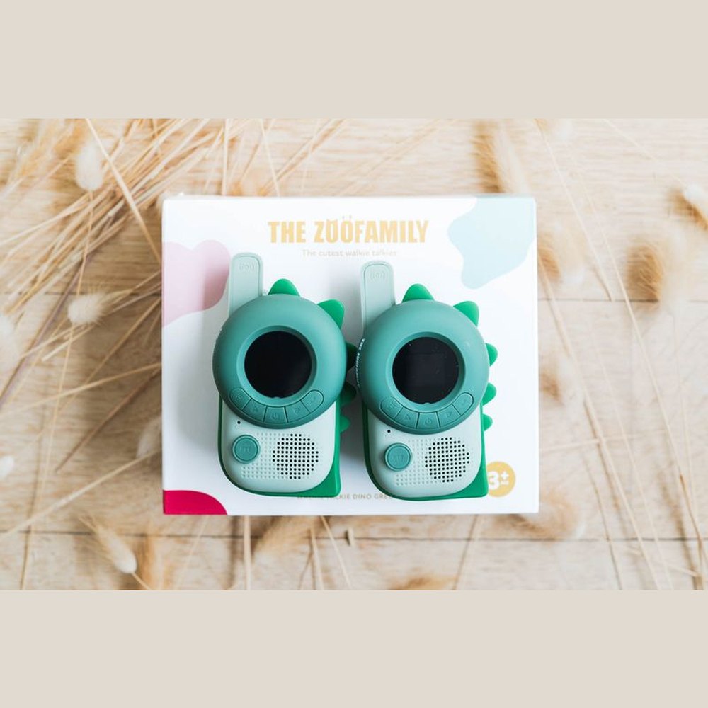 Le talkie-walkie Zoo de The Zoofamily - set dinosaure vert
