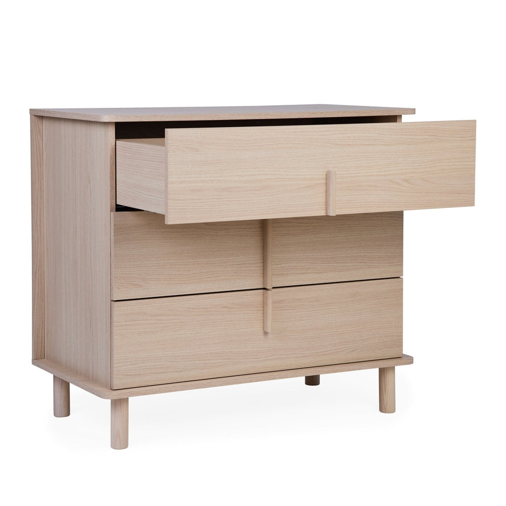 Childhome Commode / table à langer 3 tiroirs - Nordica naturel
