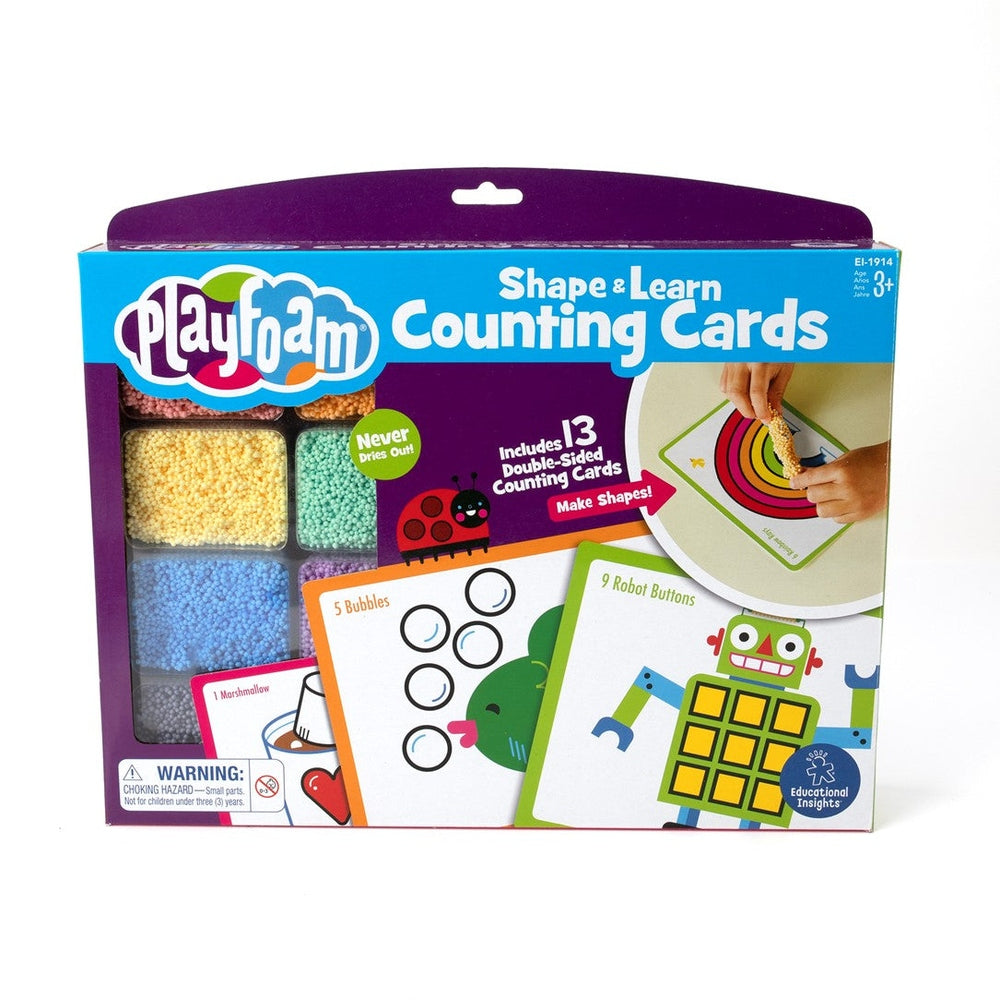 Cartes de comptage Playfoam Shape & Learn de Learning Resources