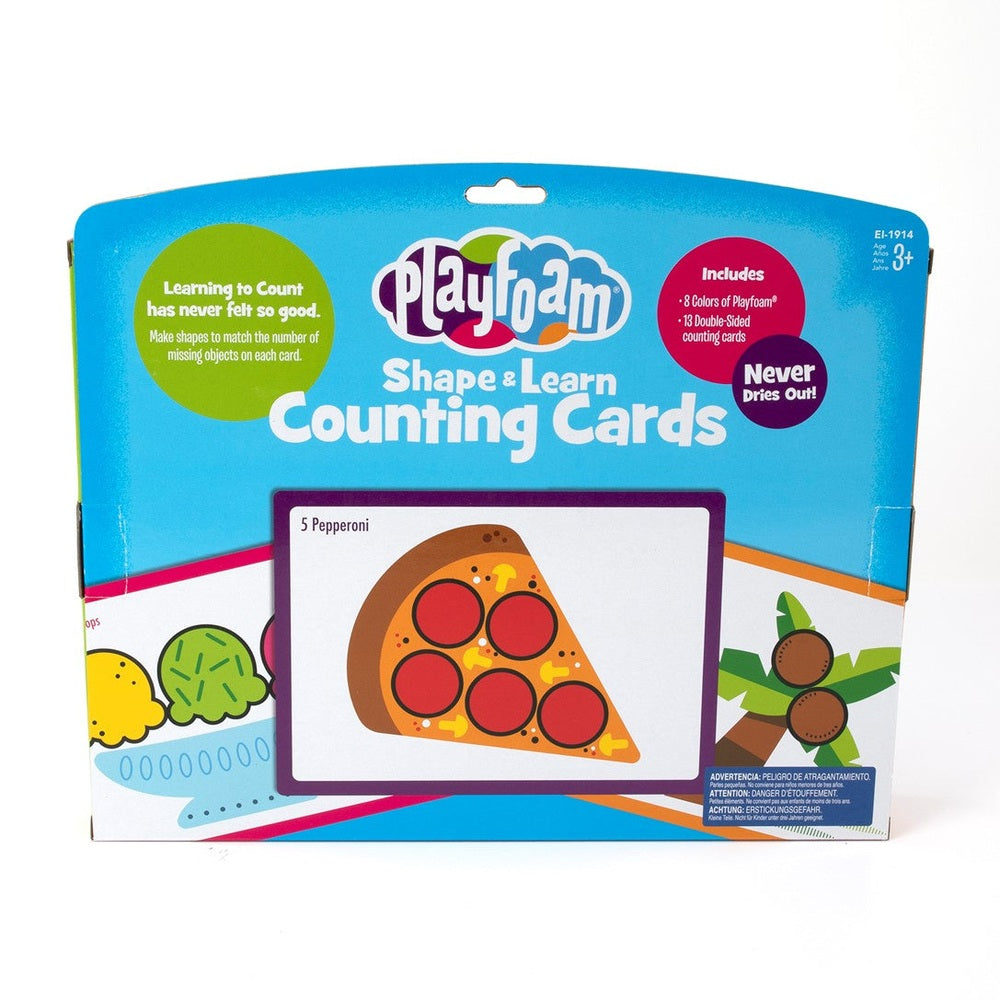 Cartes de comptage Playfoam Shape & Learn de Learning Resources