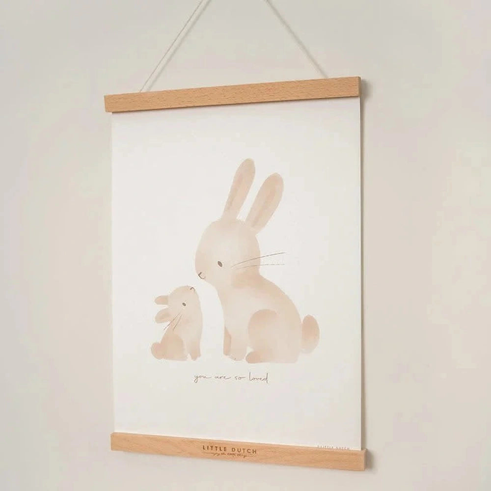 Affiche A3 Little Dutch Bébé Lapin
