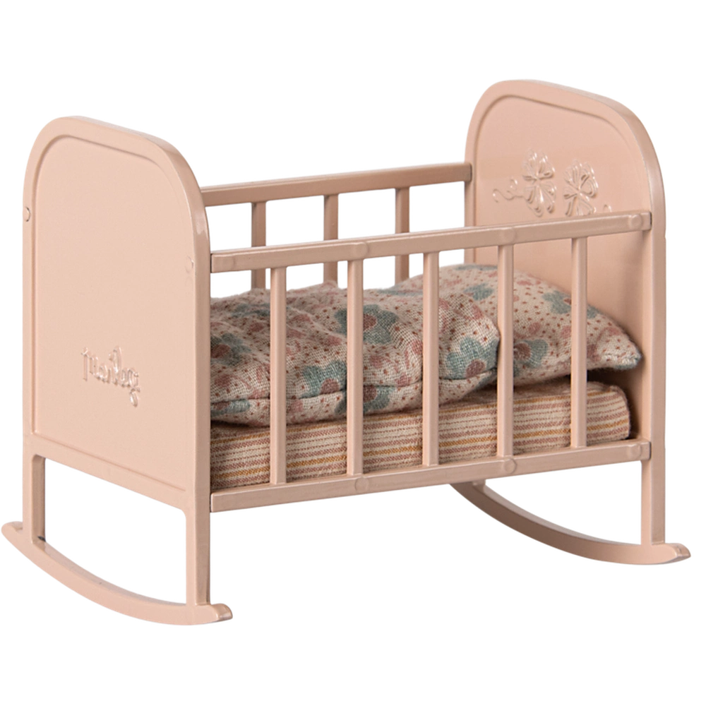 Maileg Berceau miniature pour souris - rose clair