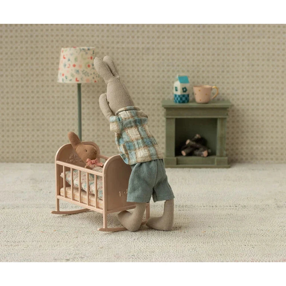 Maileg Mini-berceau pour souris - rose clair