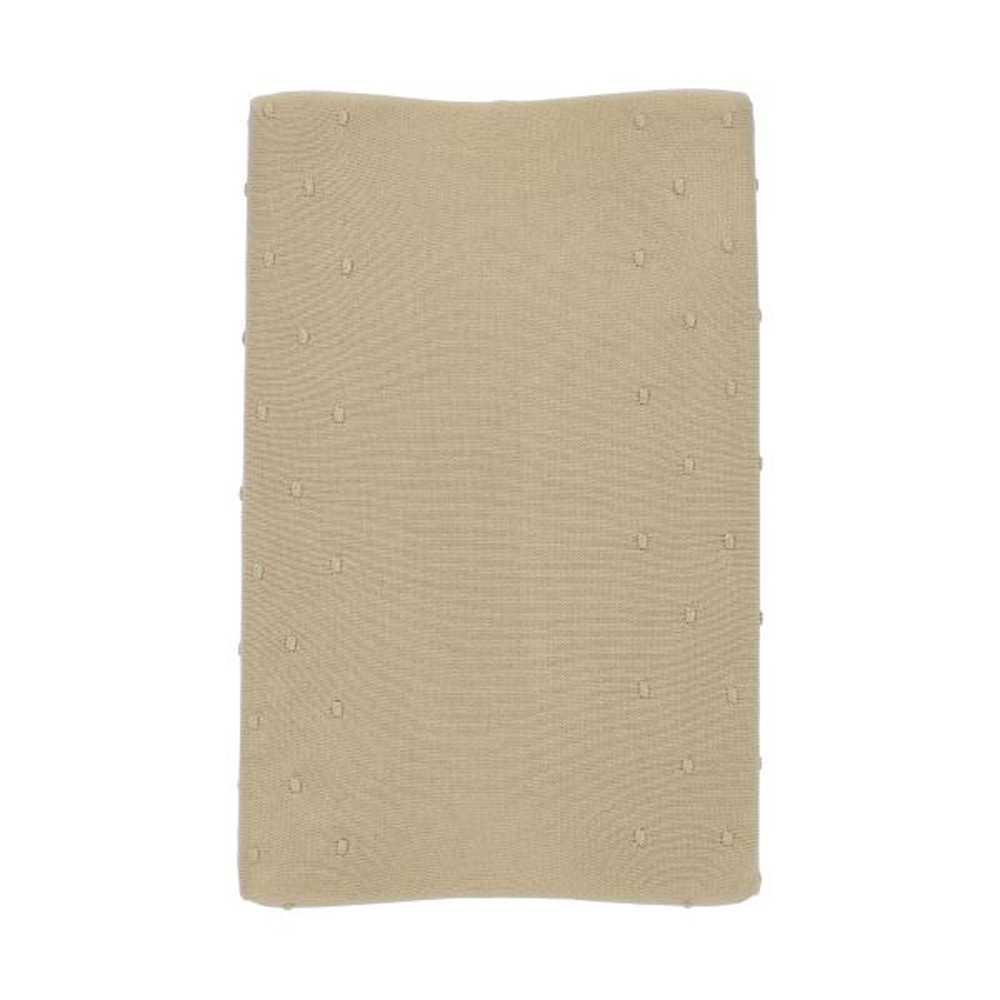 Meyco Housse pour matelas à langer 50x70cm - Nœuds taupe