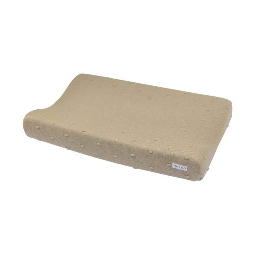 Housse Meyco pour matelas à langer 50x70cm - Knots Taupe