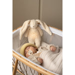 Moonie Konijn The Humming Bunny Organic 2.0 - Polar Natur | Peluche bruit blanc avec veilleuse