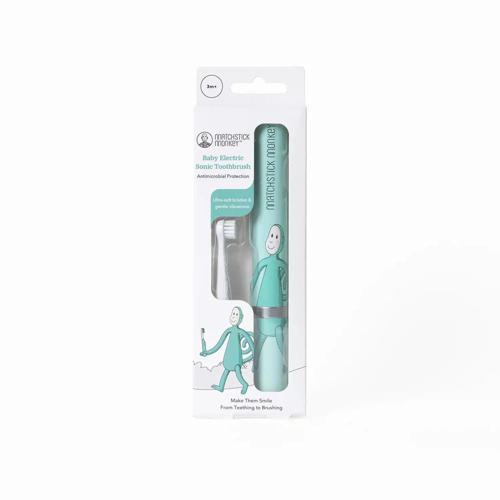 Matchstick Monkey Brosse à dents sonique singe pour bébé et tout-petit