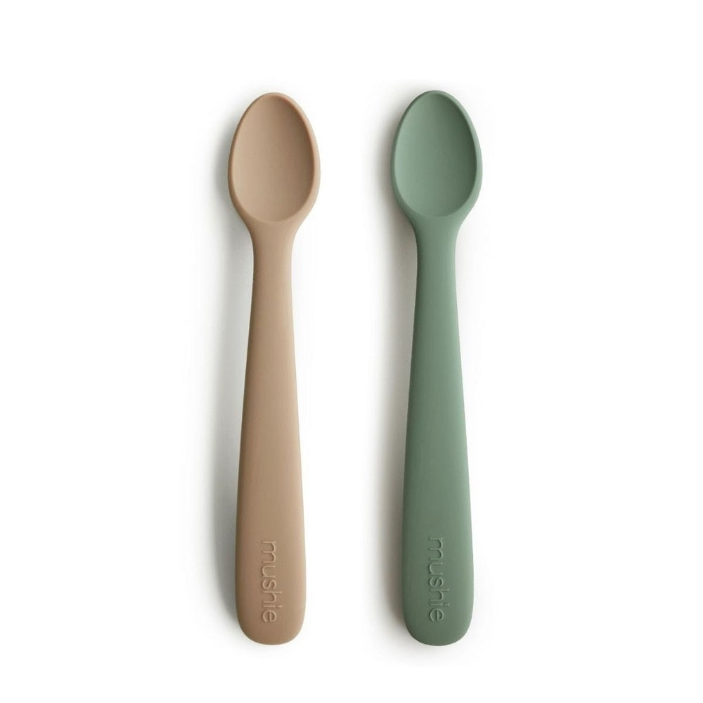Cuillère pour bébé Mushie - Thym séché / Naturel