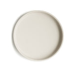 Assiette en silicone Mushie avec ventouse - ivoire