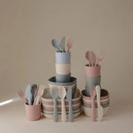 Mushie Set de couverts - Sauge