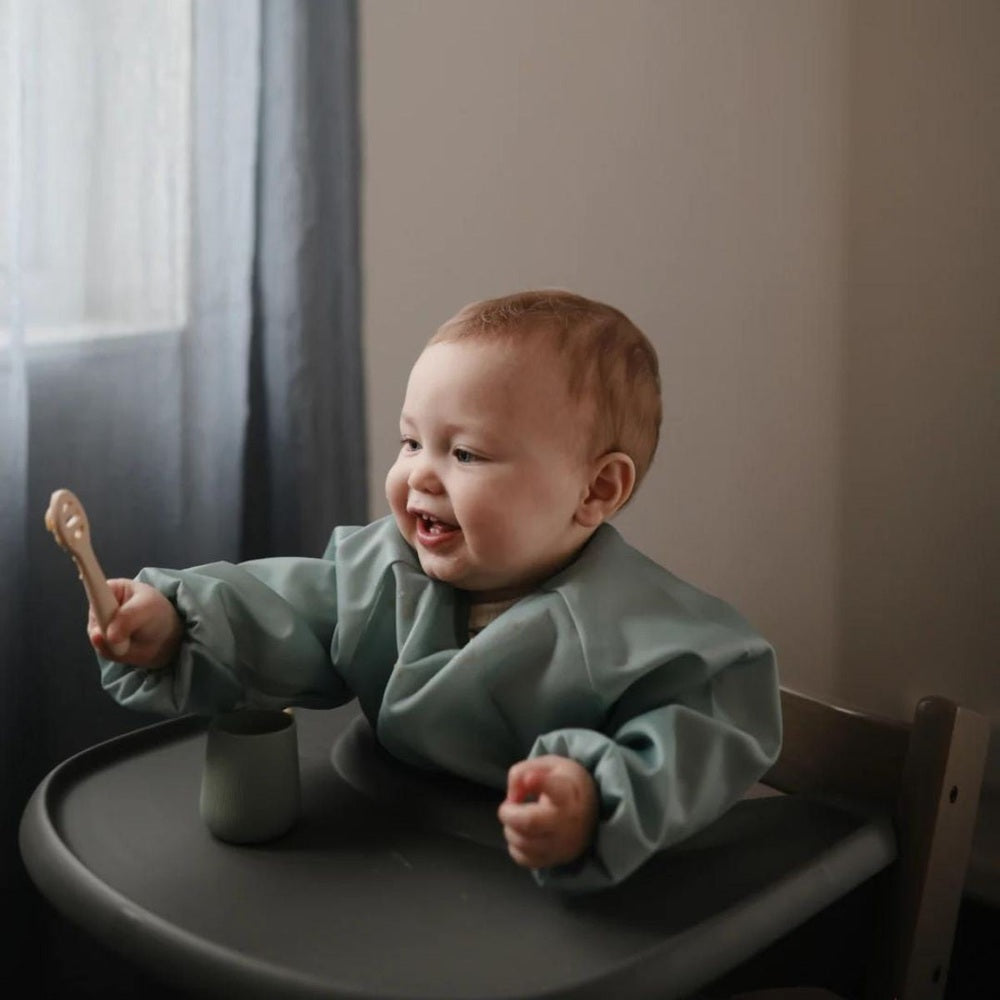Mushie First Feeding, cuillère pour bébé - Naturel / Shifting Sand