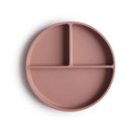 txt
Mushie Assiette en silicone avec compartiments et ventouse - Cloudy Mauve