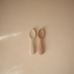 Mushie cuillère de départ pour bébé - Natural / Shifting Sand