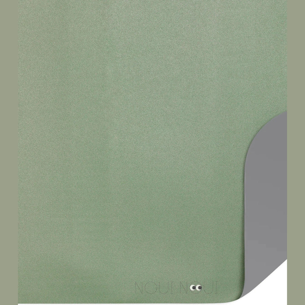 Noui Noui Tapis multifonction anti-taches - olive poussiéreuse