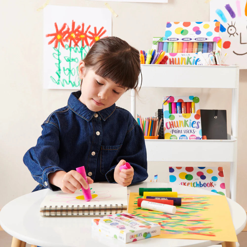 Ooly Chunkies Crayons de peinture Classiques, 6 pièces
