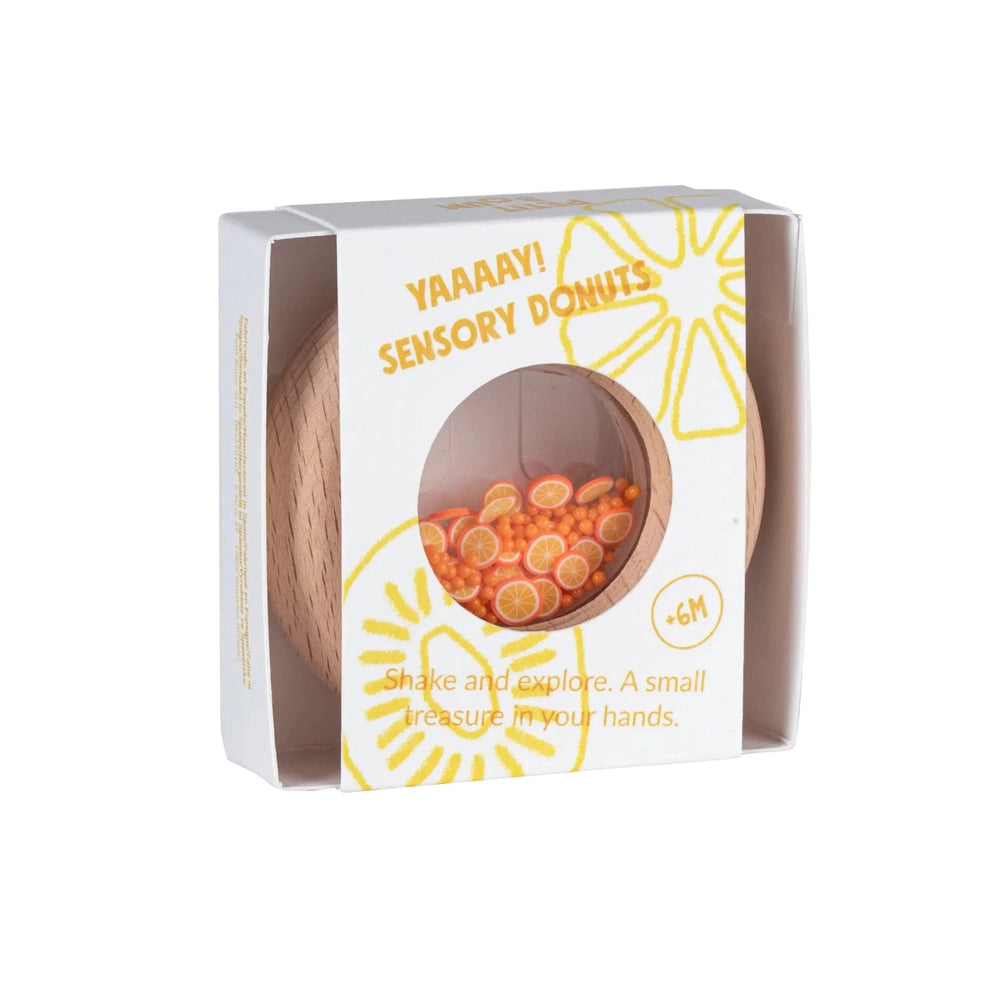 Petit Boum Donut sensoriel orange