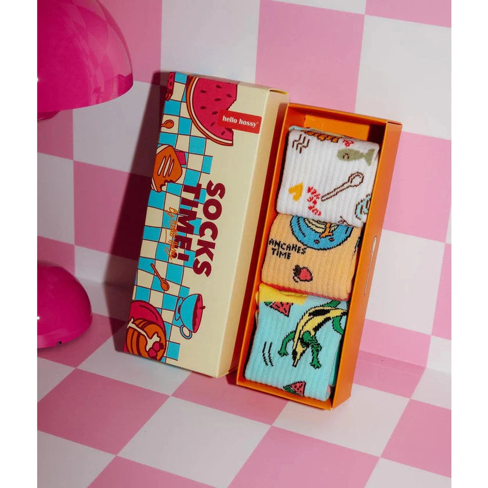 Hello Hossy - Lot de chaussettes - Food