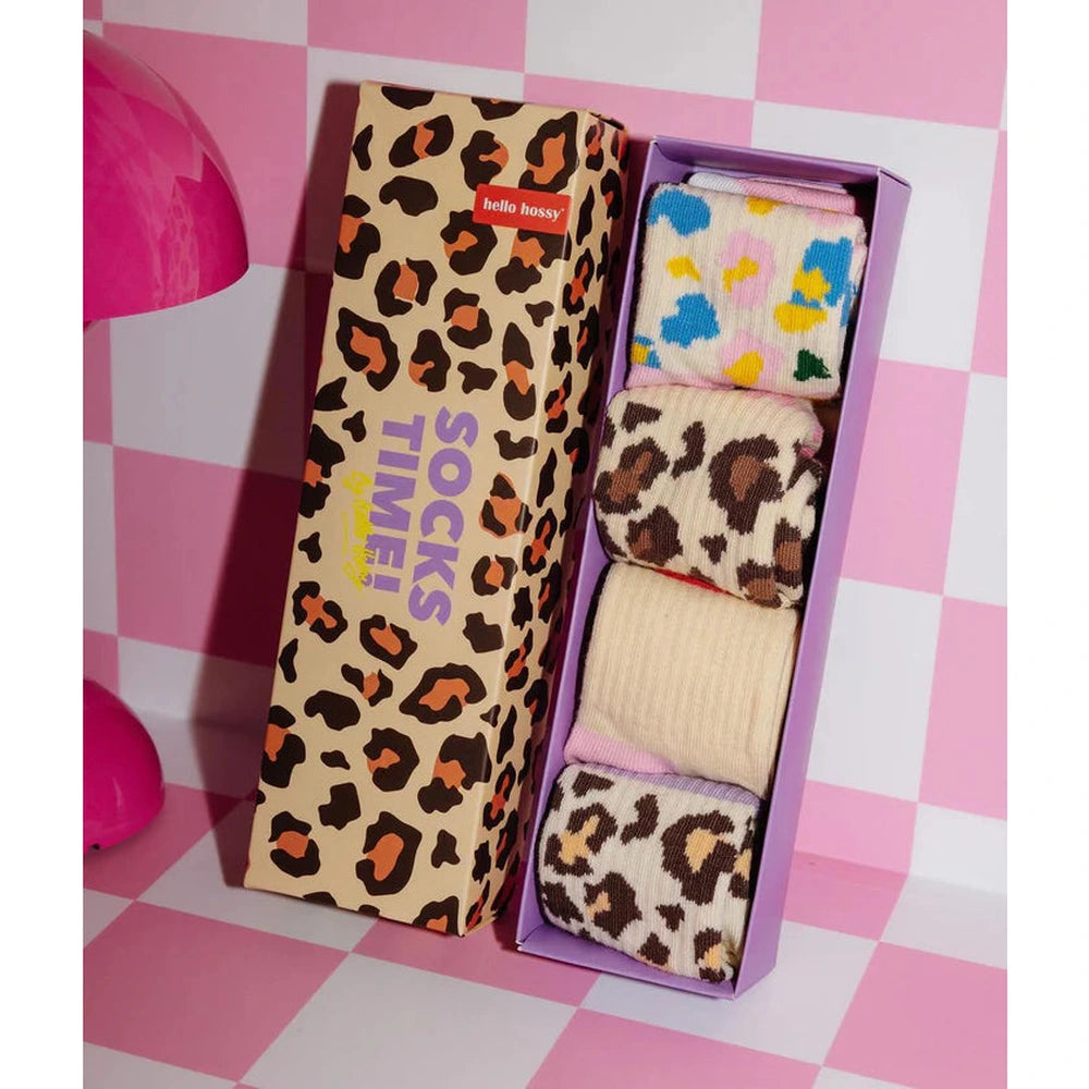 Hello Hossy - Set de chaussettes - Léopard