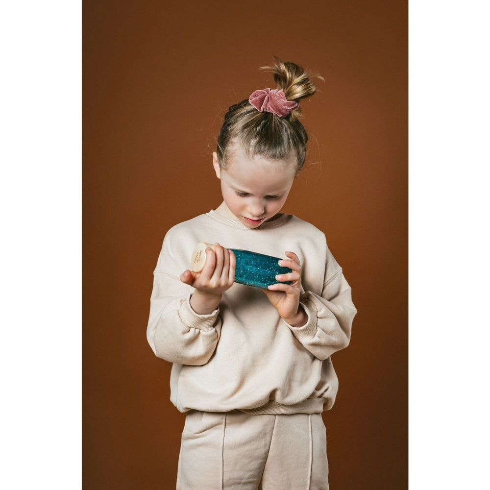 Petit Boum Bouteille sensorielle Float Turquoise