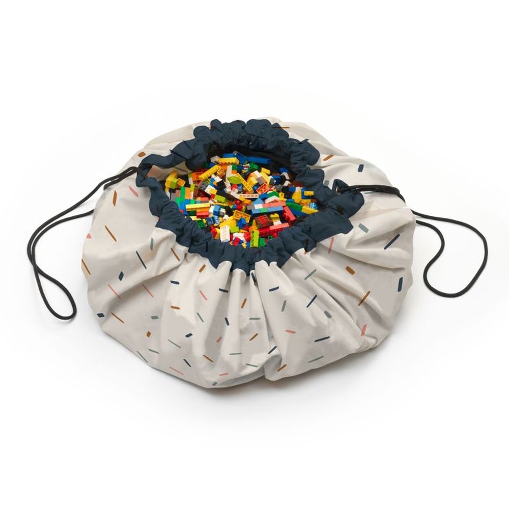 Sac de rangement et tapis de jeu Confetti Play & Go