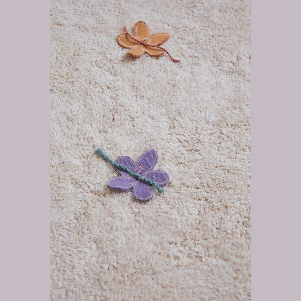 Lorena Canals Tapis lavable Fleurs sauvages 120x160 cm