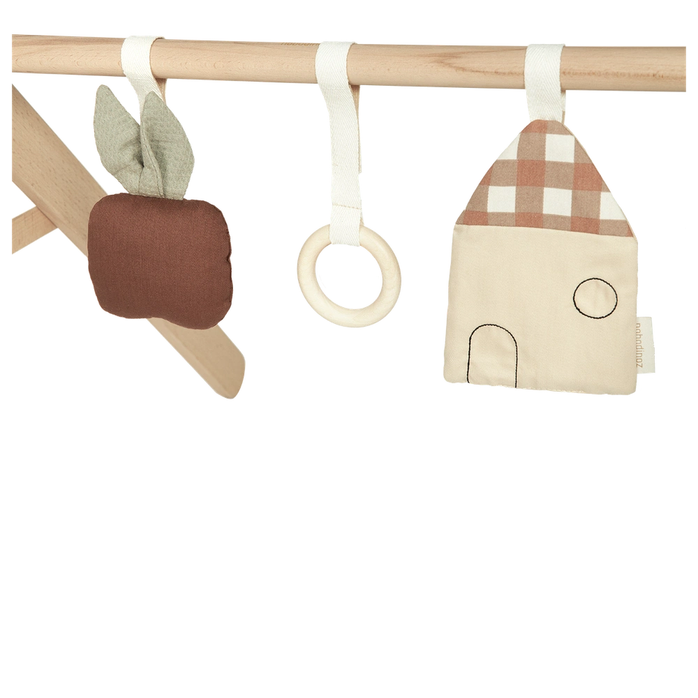 Nobodinoz suspensions pour baby gym et jouets sensoriels