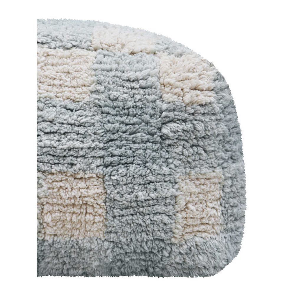 Lorenal Canals Pouf vichy bleu sauge