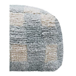 Lorenal Canals Pouf vichy bleu sauge