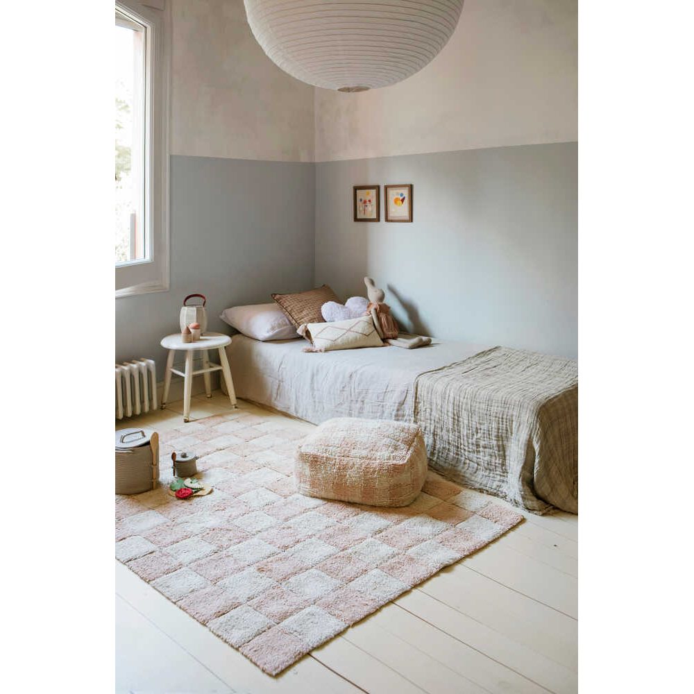 Lorenal Canals Pouf Vichy rose