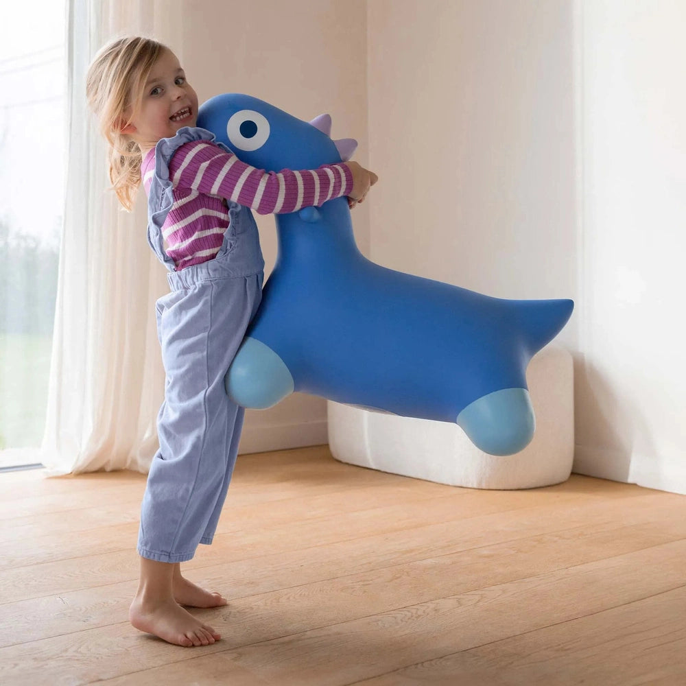 Quut Hoppi - Dino sauteur - Bleu