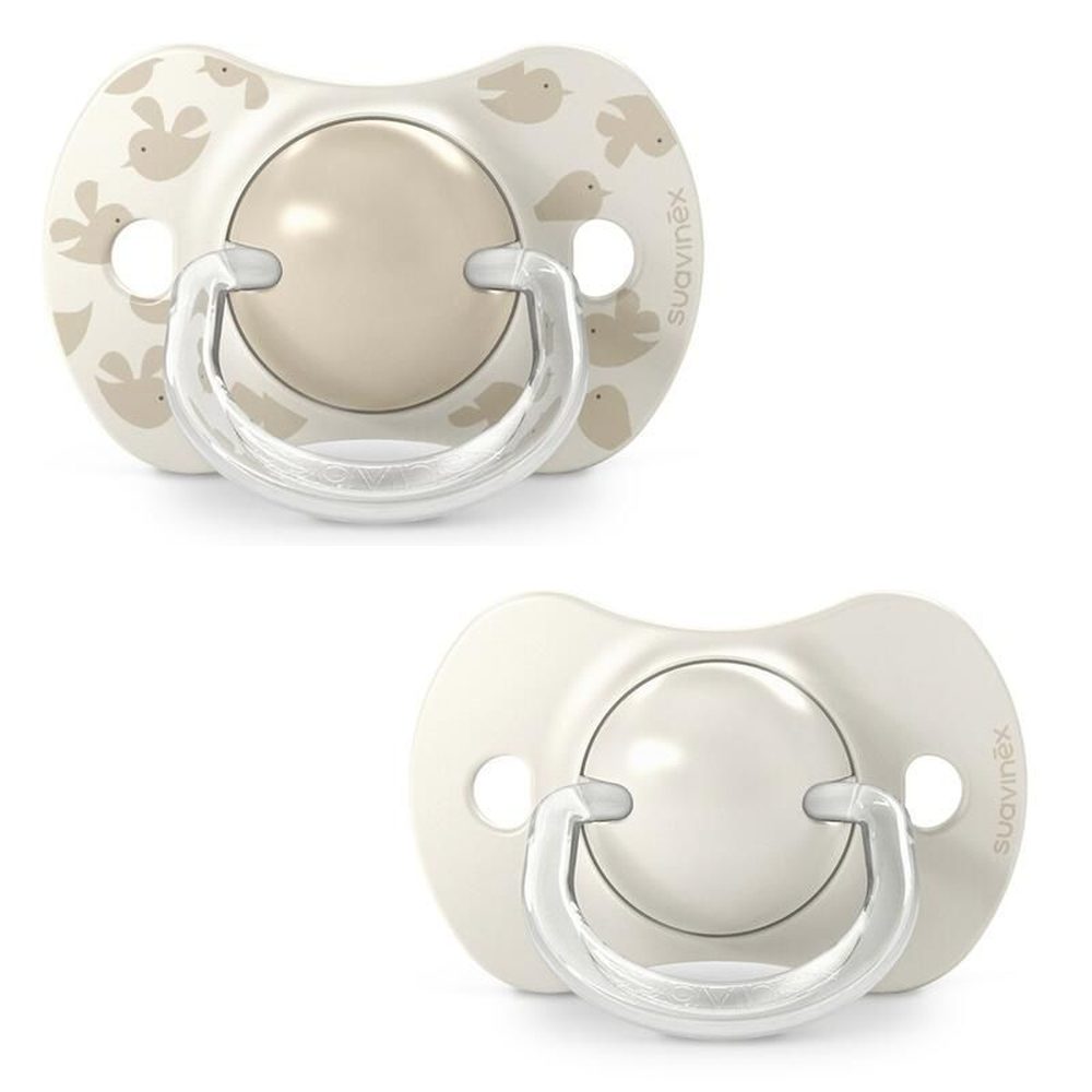 Lot de 2 sucettes Birdies SX Pro 6-18 mois - Beige