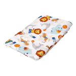 Happy Bear Lange en mousseline de coton/Tétradoek/Swaddle/linge d’emmaillotage en coton 120x120 - Circus