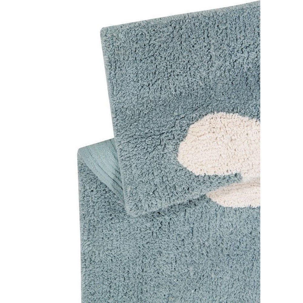 Lorena Canals Tapis lavable Cloud Bleu Vintage