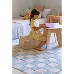 Lorena Canals Tapis lavable Kitchen Tiles bleu sauge 90x130cm