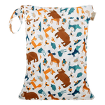 Happy Bear Wetbag/Sac à langer - Animaux de la forêt