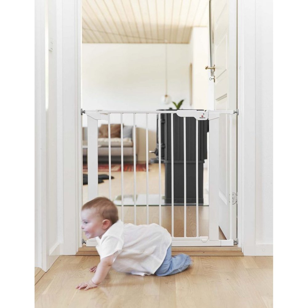 BARRIÈRE DE PORTE AVEC RALLONGES BLANCHE Babimex