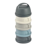 Boîte doseuse pour lait en poudre gris/bleu