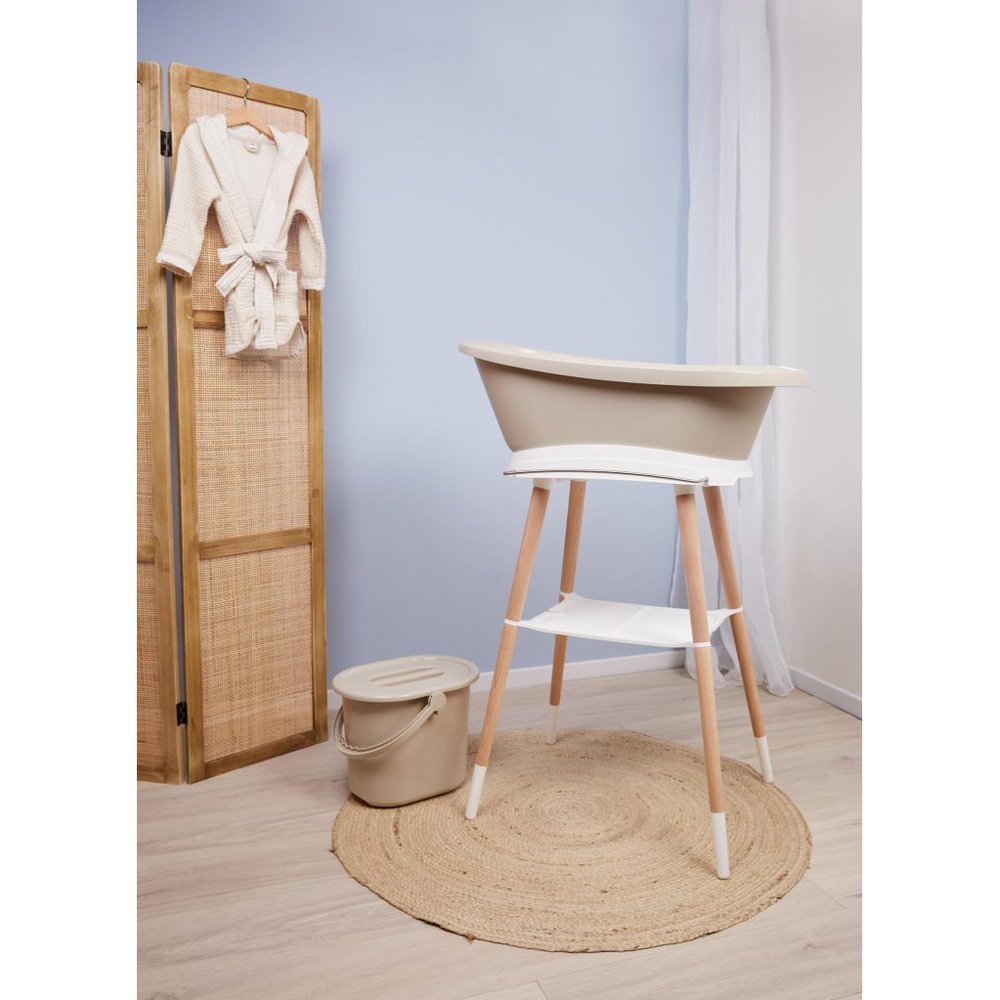 Poubelle à couches taupe Babimex