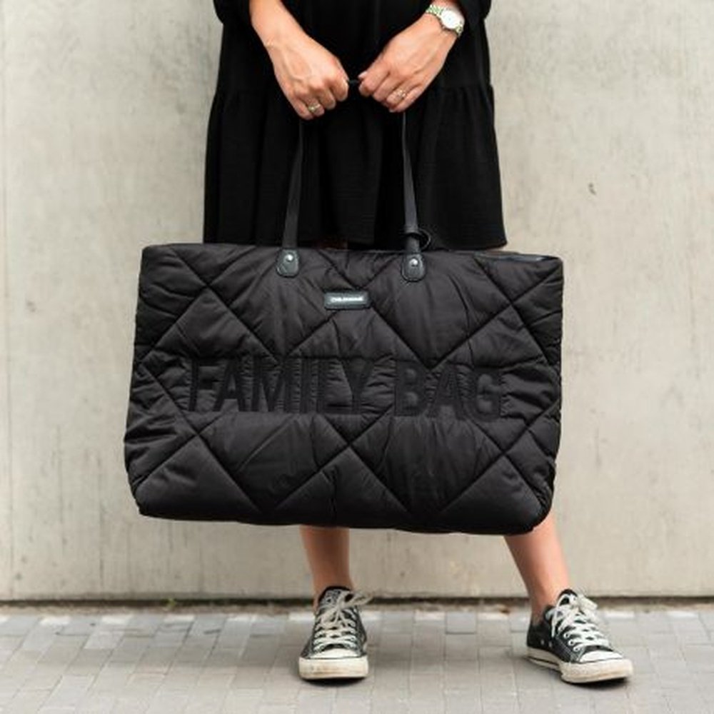 FAMILY BAG NOIR MATELASSÉ