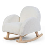 CHAISE À BASCULE ENFANT TEDDY CRÈME