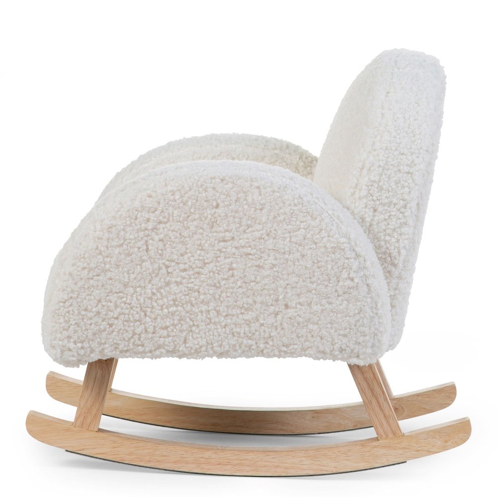 FAUTEUIL À BASCULE ENFANT TEDDY CRÈME