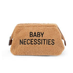 TROUSSE DE TOILETTE TEDDY MARRON POUR BÉBÉ