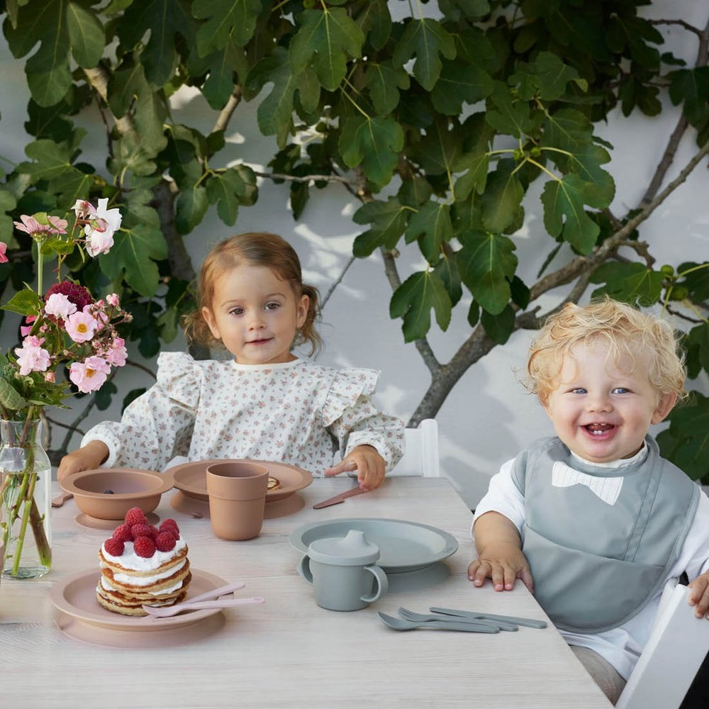 BABYSLAB - petit nœud/vert galet