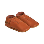 CHAUSSURES BÉBÉ EN CUIR - ÉTOILE COGNAC