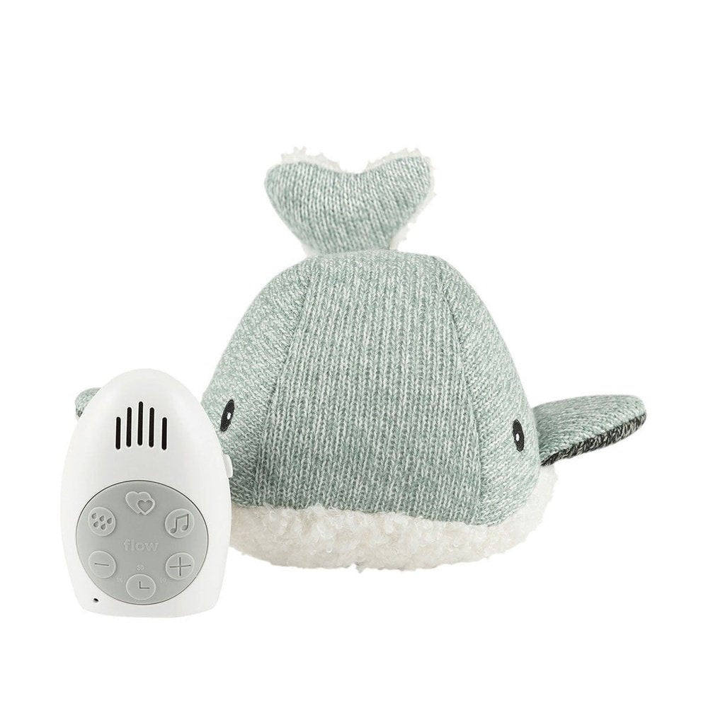 Doudou baleine motif battements de cœur Flow