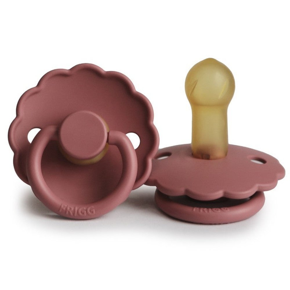 TÉTINE DAISY EN LATEX - ROSE POUDRÉ T2