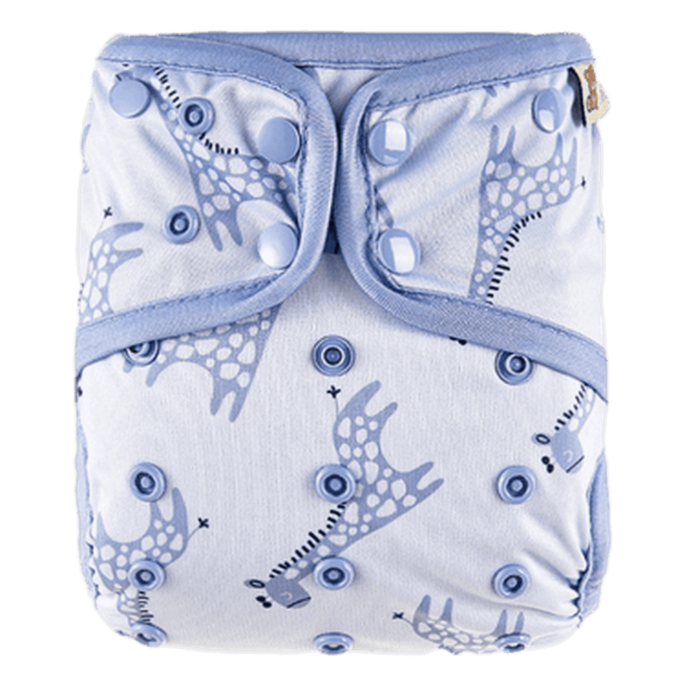 culotte-couche Blue Giraffe