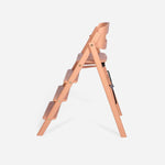 KLAPP Chaise haute + barre de sécurité - corail